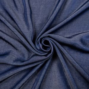 Plain Denim Satin / 697 Blue