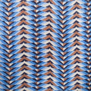 Heavy Jersey Fabric / Blue-golden