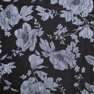 Crinkle-effect costume fabric Sophia / 690 Blue