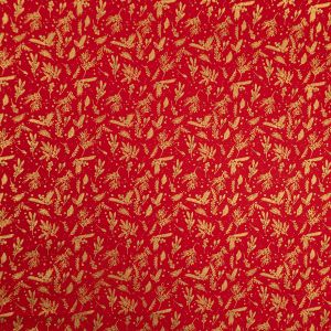 Christmas print / Red/gold