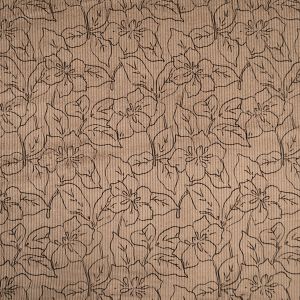 Needle cord fabric / Light Brown