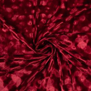 Stretch velvet / Red