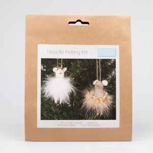 Needle Felting Kit / Fairy duo