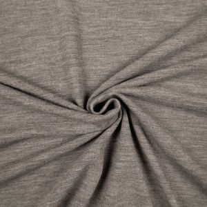 Wool knit fabric / Grey