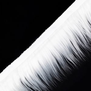 Faux fur trim 110 mm / White
