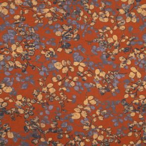 Cotton linen fabric / Rust