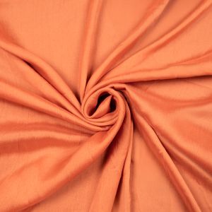 Stretch satin with crinkle effec / Peach