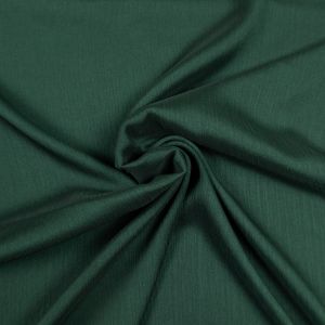 Stretch satin with crinkle effec / Bottle Green