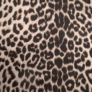 Scuba lycra Leopard print / White