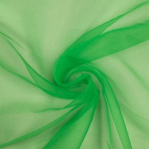 Seersucker Organza fabric / Green