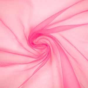 Seersucker Organza fabric / Pink