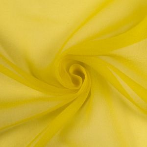 Seersucker Organza fabric / Yellow