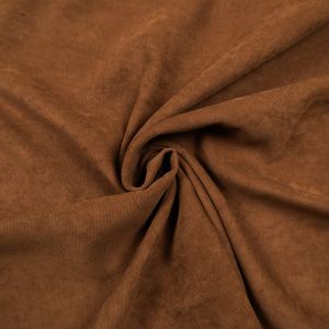 Velvety suit fabric / Coffee
