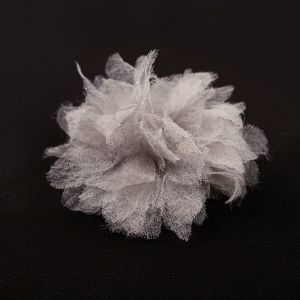 Sew on Rosette / Grey