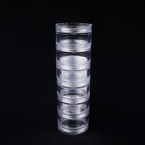 Stackable storage boxes, 6 pieces / big