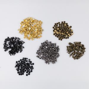 Rivet 6 mm, 80 pcs / Different shades