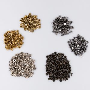 Double-cap rivet 7 mm, 80 pcs / Different shades