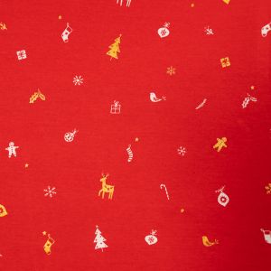 Printed jersey / D9 Christmas pattern