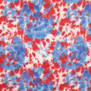 Printed jersey / D12 Light blue-red