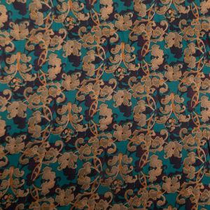 Print Silky satin / D3 Green-bronze