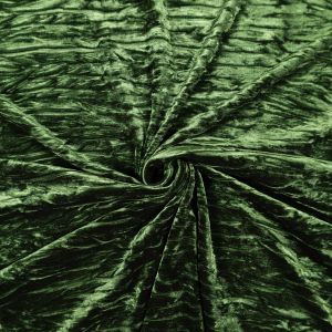 Crinkle velvet Pleated / D1 Green