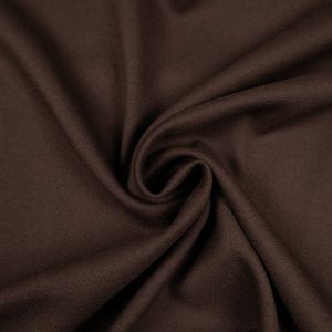Crepe faux silk / D17 Dark Brown
