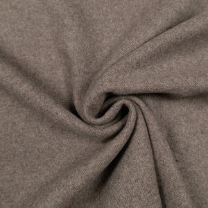 Wool coating Melton / D2 Greyish brown