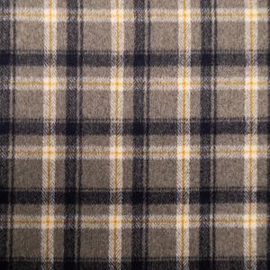 Wool coating Melton / D22 Grey-Yellow