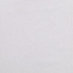 Curtain voile Leaf / White