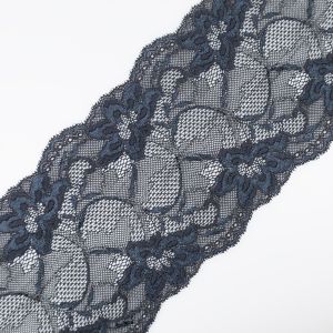 Stretch lace 140 mm / Black