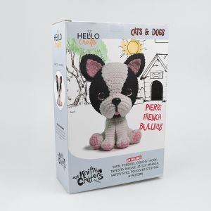 Amigurumi Craft Cats & Dogs Knitty Critter / French Buldog Pierre