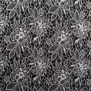 Lycra Punto Roma Jacquard Fiore / D1