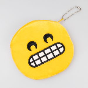 Kids bag yellow smilies / grimacing face