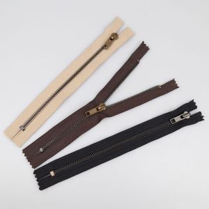 Metallic Zipper closed-ended 20 cm / Different shades