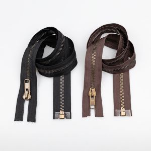 Metallic Zipper M8 open-ended 80 cm / Different shades