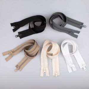 5 mm Zipper S5, 2 sliders 70 cm / Different shades