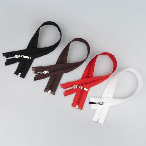 5 mm Zipper S5 open-ended with decorativ slide 40 cm / Different shades