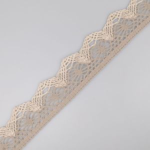 Cotton lace 35 mm / Beige