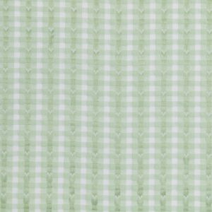 Cotton fabric with crinkle effect / Green