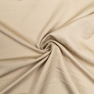 Solid-colored dress fabric with viscose / Beige
