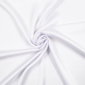 Luxury Satin Fabric / White
