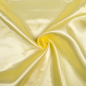 Budget Satin Fabric / Lemon