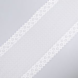 Stretch lace D9  / 14 cm White