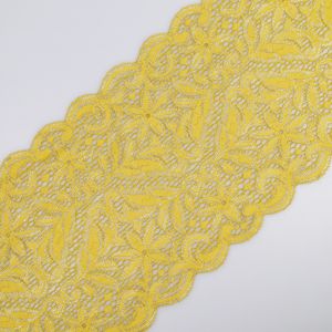 Stretch lace D14  / 17 cm Mustard
