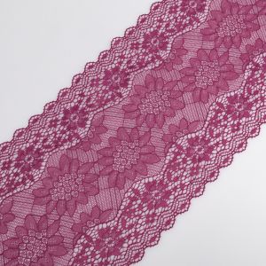 Stretch lace D30 / Purplish red 16cm