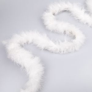 Feather trim / White