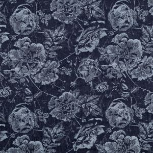 Patterned denim fabric
