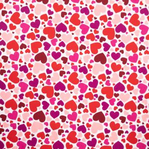 Cotton Fabric Hearts