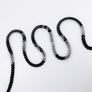 Sequin trim 5 mm / Black