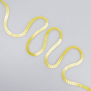 Sequin trim 5 mm / S11 Yellow